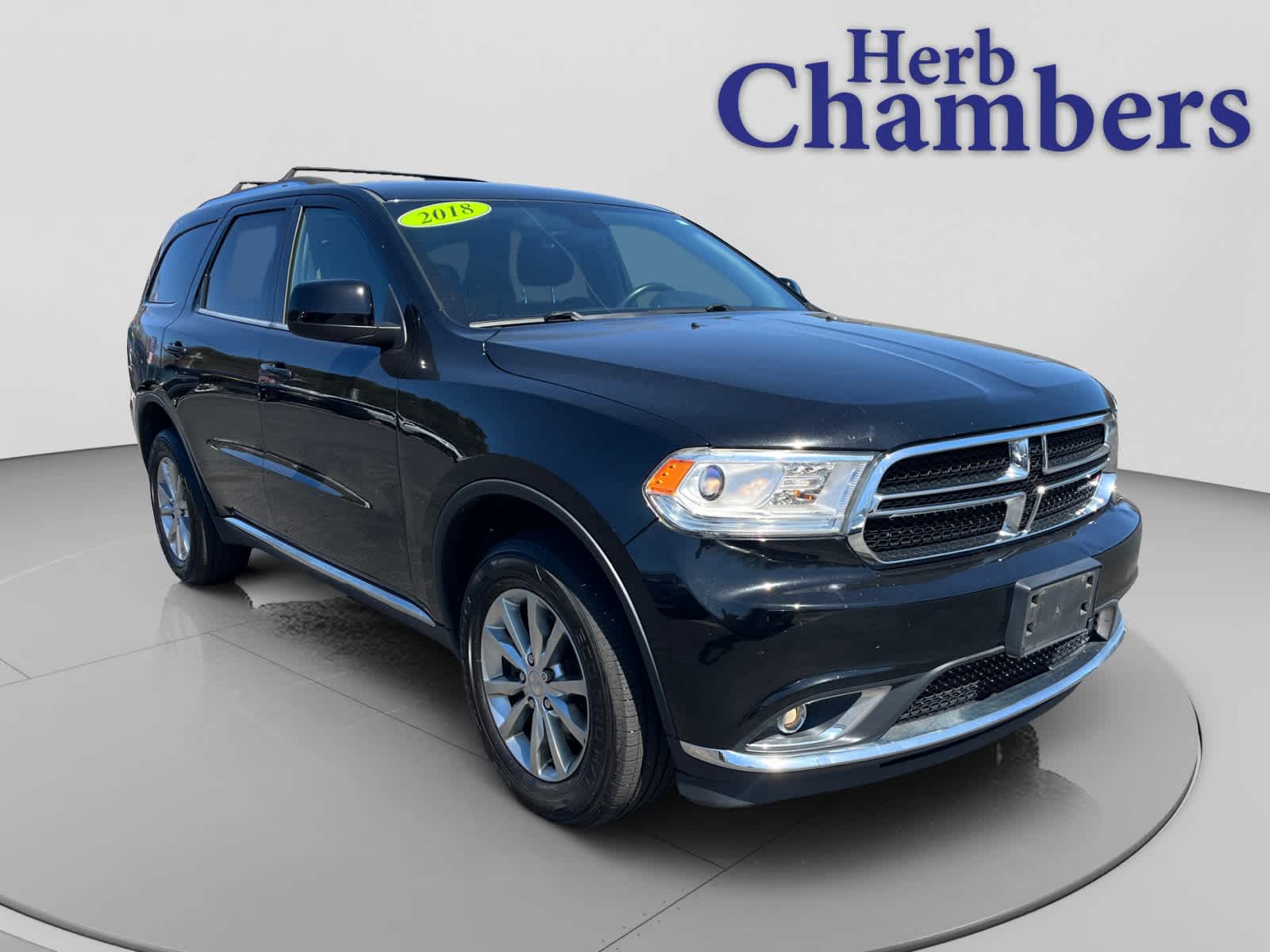 DB Black Clearcoat 2018 Dodge Durango SXT AWD SUV / Crossover All-Wheel Drive Automatic