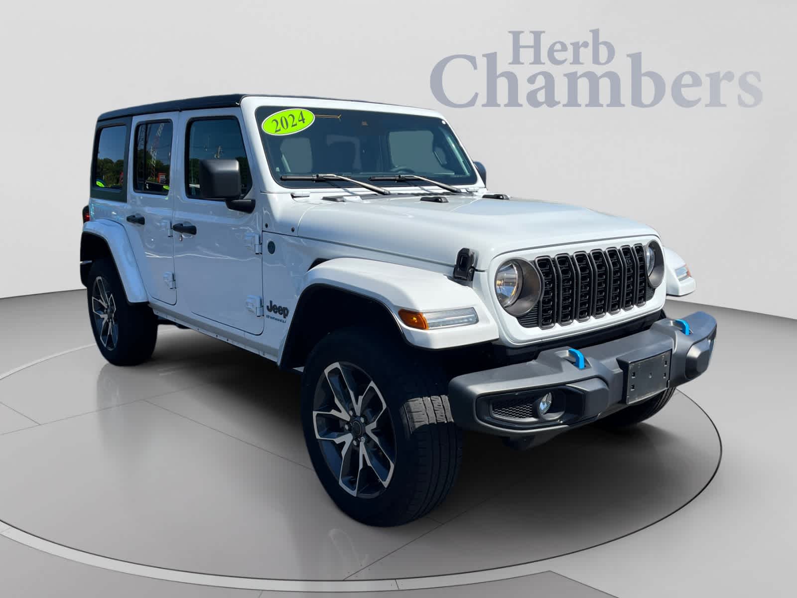 Bright White Clearcoat 2024 Jeep Wrangler 4xe SUV / Crossover Four-Wheel Drive Automatic