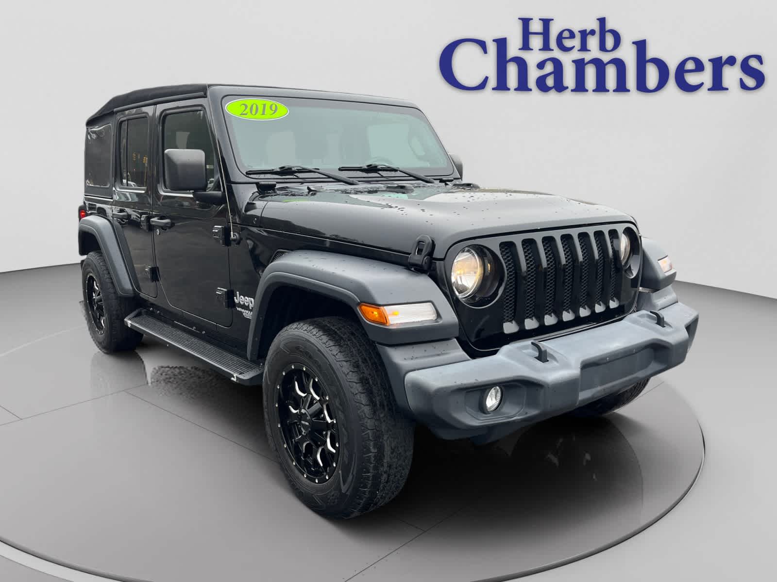 Black Clearcoat 2019 Jeep Wrangler Unlimited Sport S 4WD SUV / Crossover Four-Wheel Drive Automatic
