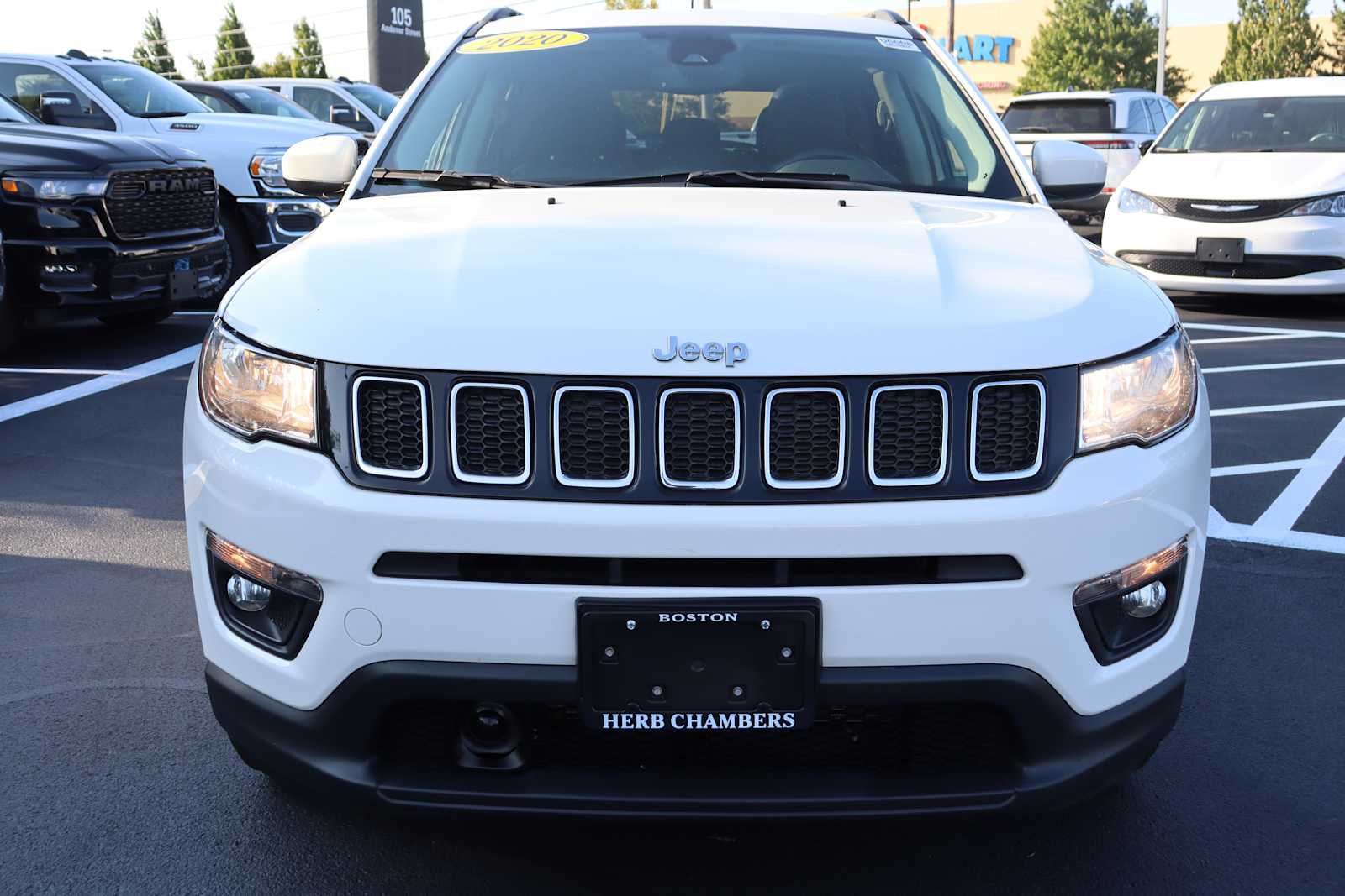 Used 2020 Jeep Compass Sun & Safety with VIN 3C4NJDBB0LT240875 for sale in Danvers, MA