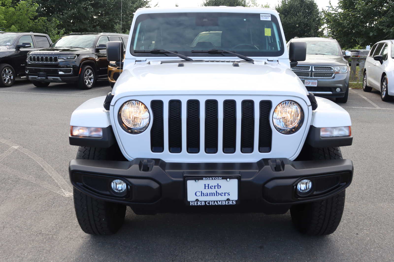 Certified 2021 Jeep Wrangler Unlimited Sahara Altitude with VIN 1C4HJXEG0MW579363 for sale in Danvers, MA