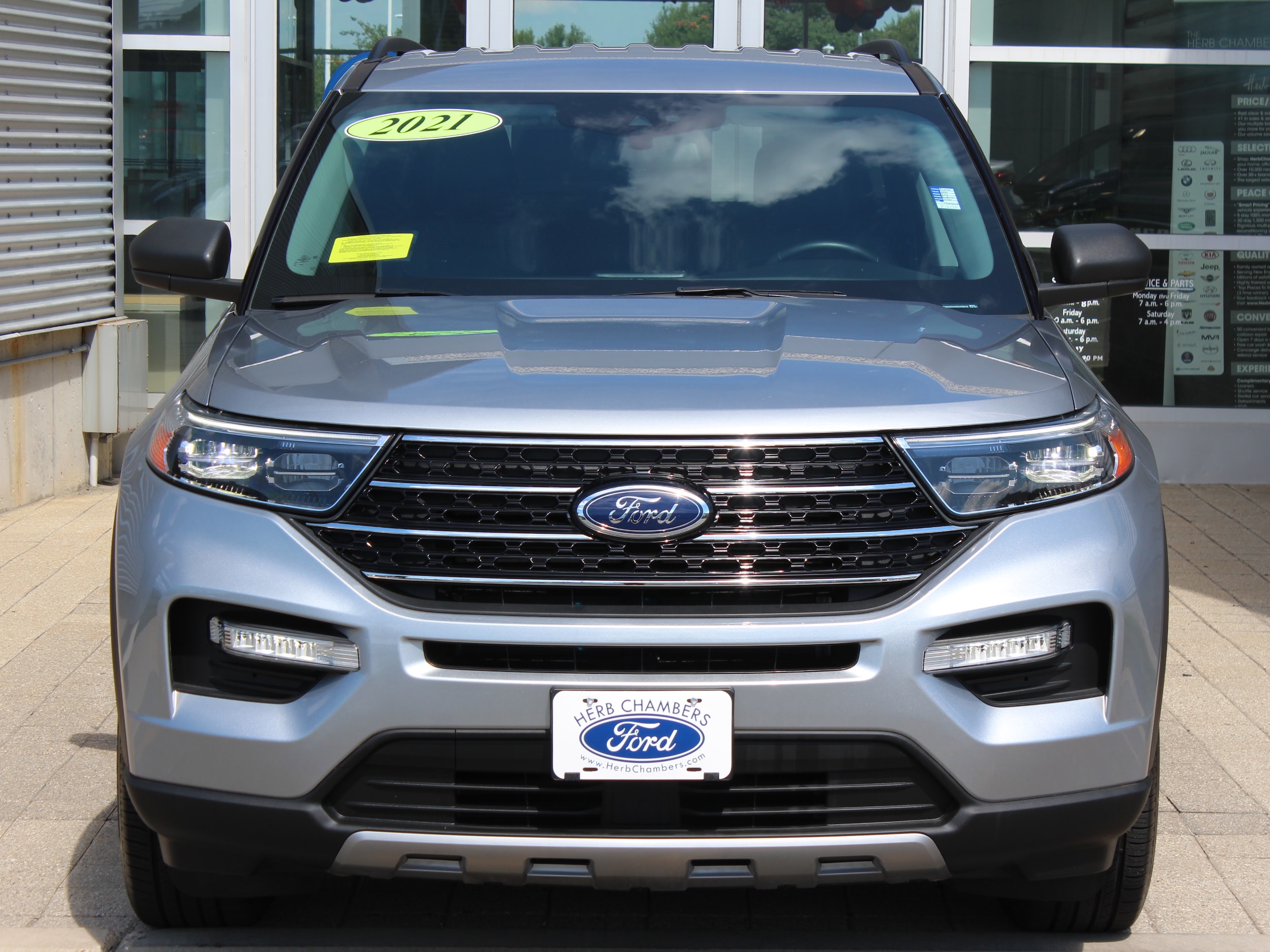 Used 2021 Ford Explorer XLT with VIN 1FMSK8DHXMGA90610 for sale in Westborough, MA