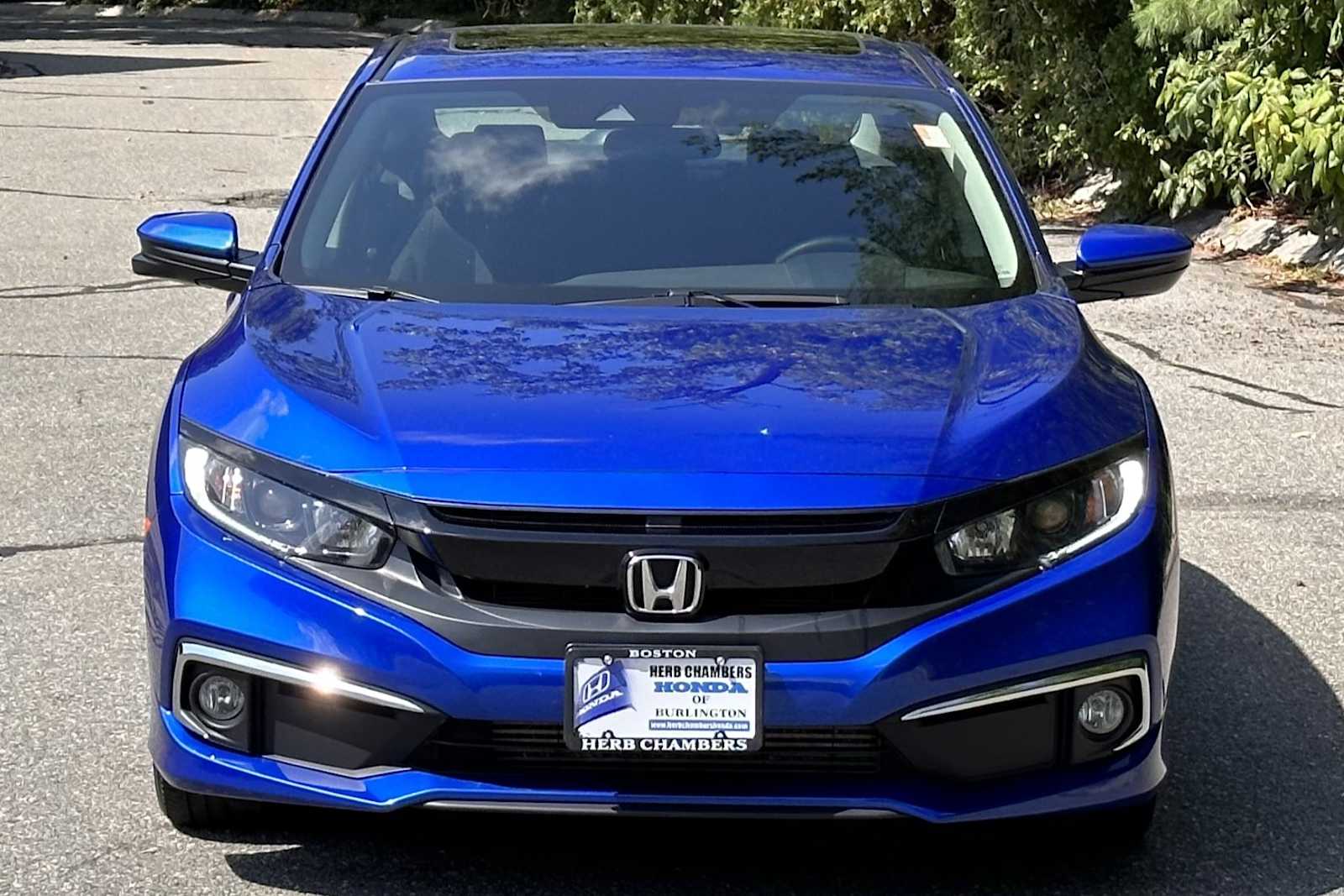 Certified 2021 Honda Civic EX with VIN 2HGFC1F33MH701336 for sale in Burlington, MA