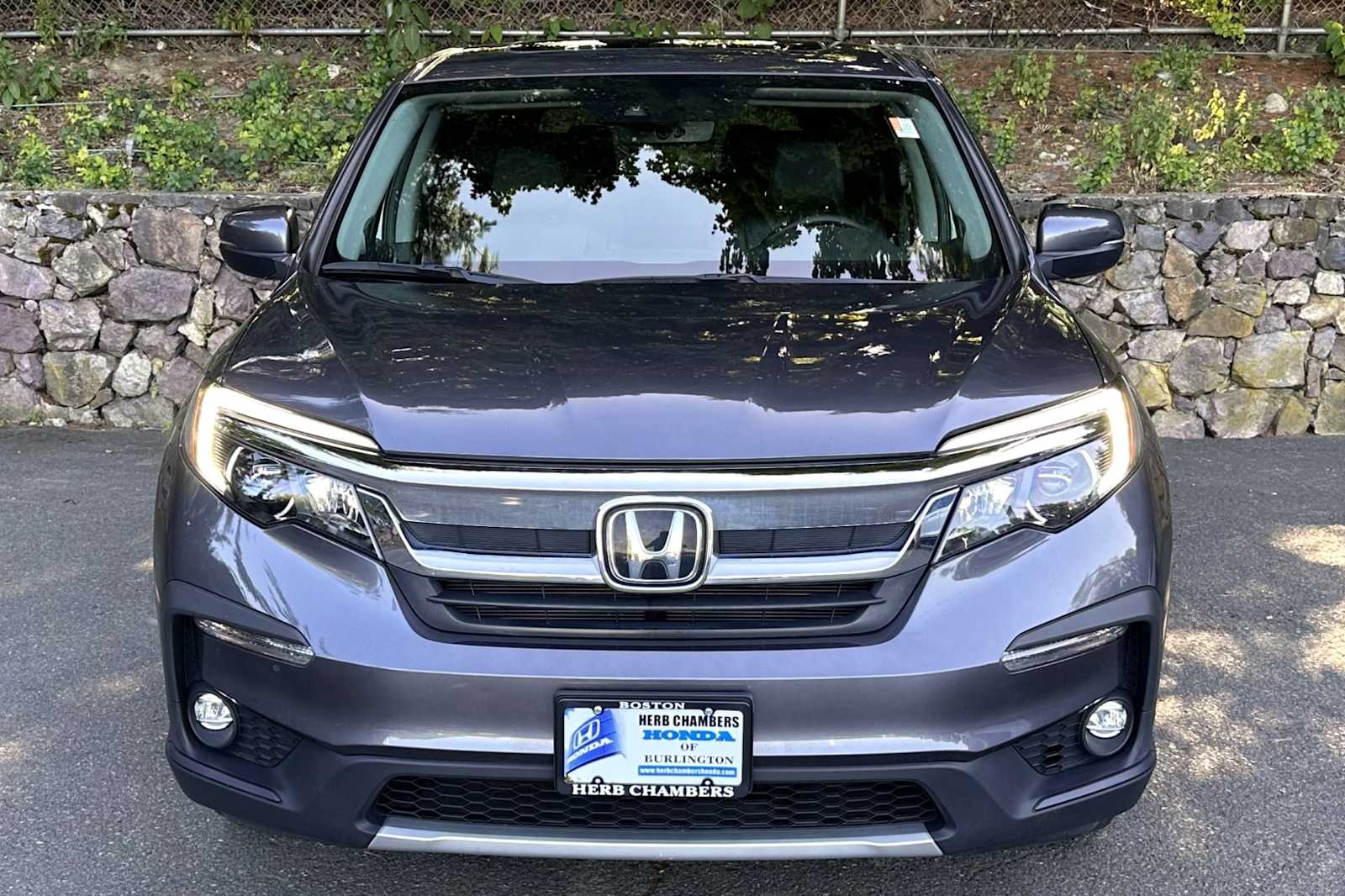 Certified 2022 Honda Pilot EX-L with VIN 5FNYF6H59NB023497 for sale in Burlington, MA