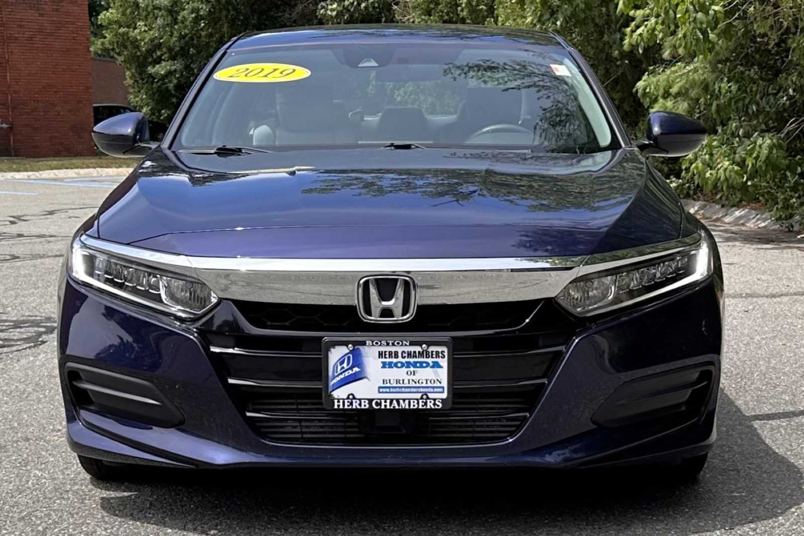 Certified 2019 Honda Accord LX with VIN 1HGCV1F18KA068002 for sale in Burlington, MA