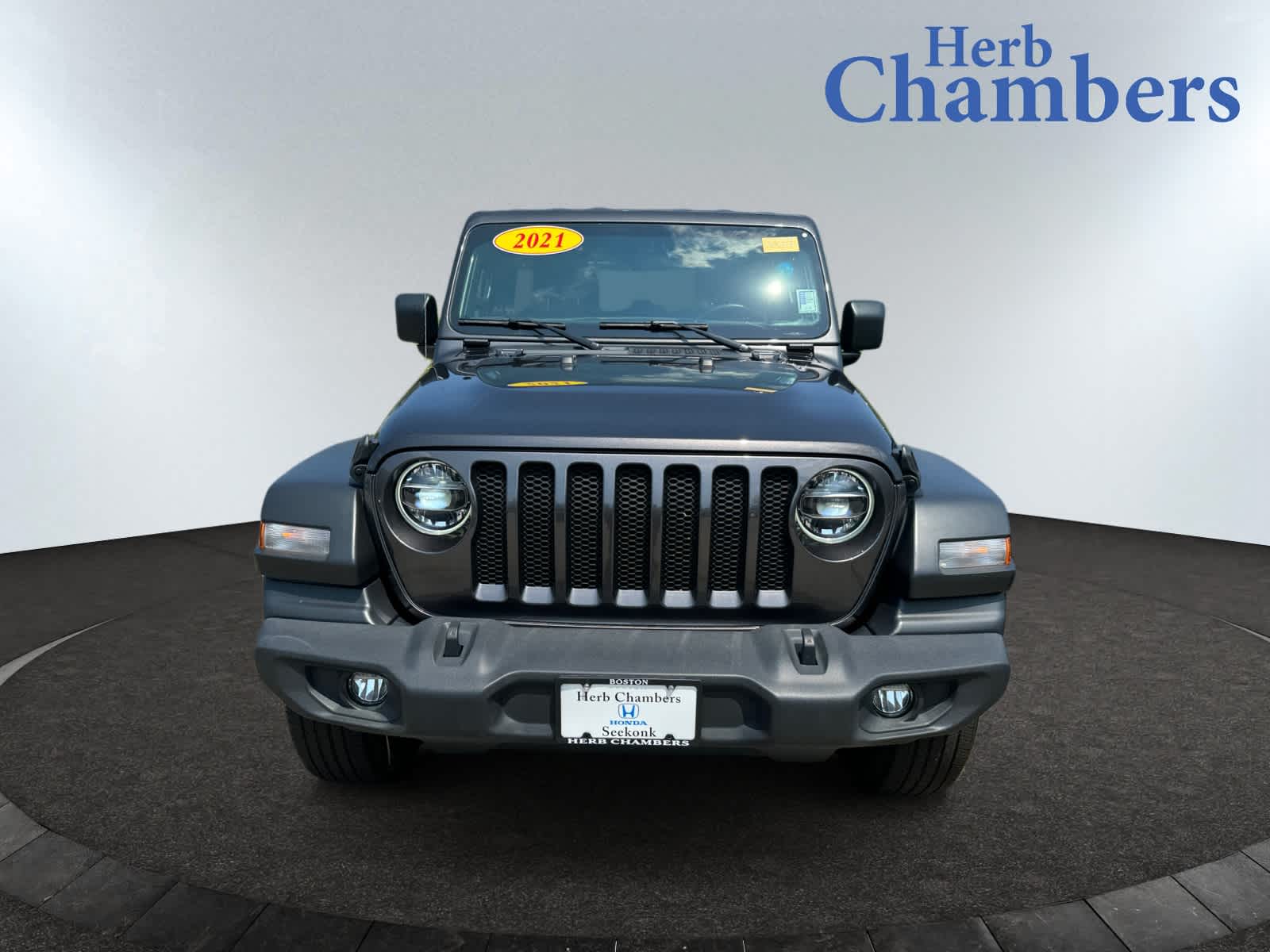 Used 2021 Jeep Wrangler Unlimited Sport S with VIN 1C4HJXDN3MW529847 for sale in Seekonk, MA