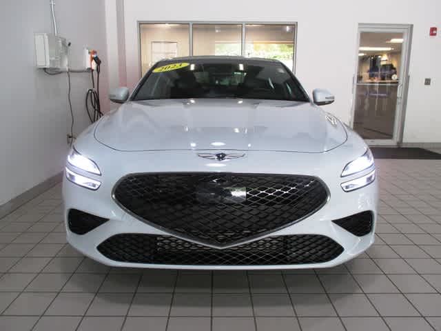 Used 2023 GENESIS G70 Standard with VIN KMTG34TA2PU112899 for sale in Auburn, MA