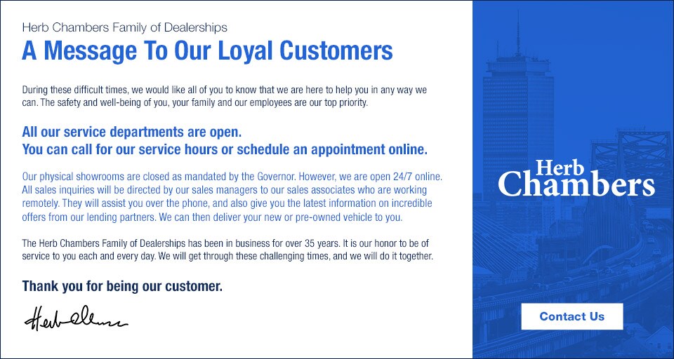 Herb Chambers Dealerships New and Used Car Dealership Boston, MA