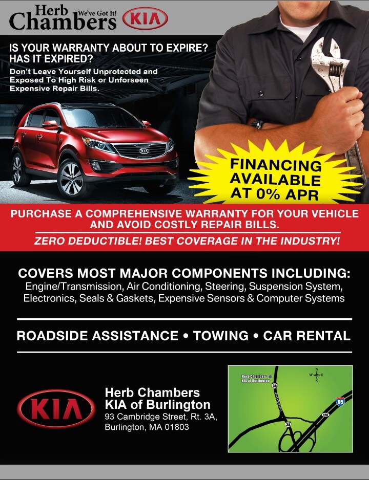 Extended Warranty Herb Chambers Kia of Burlington