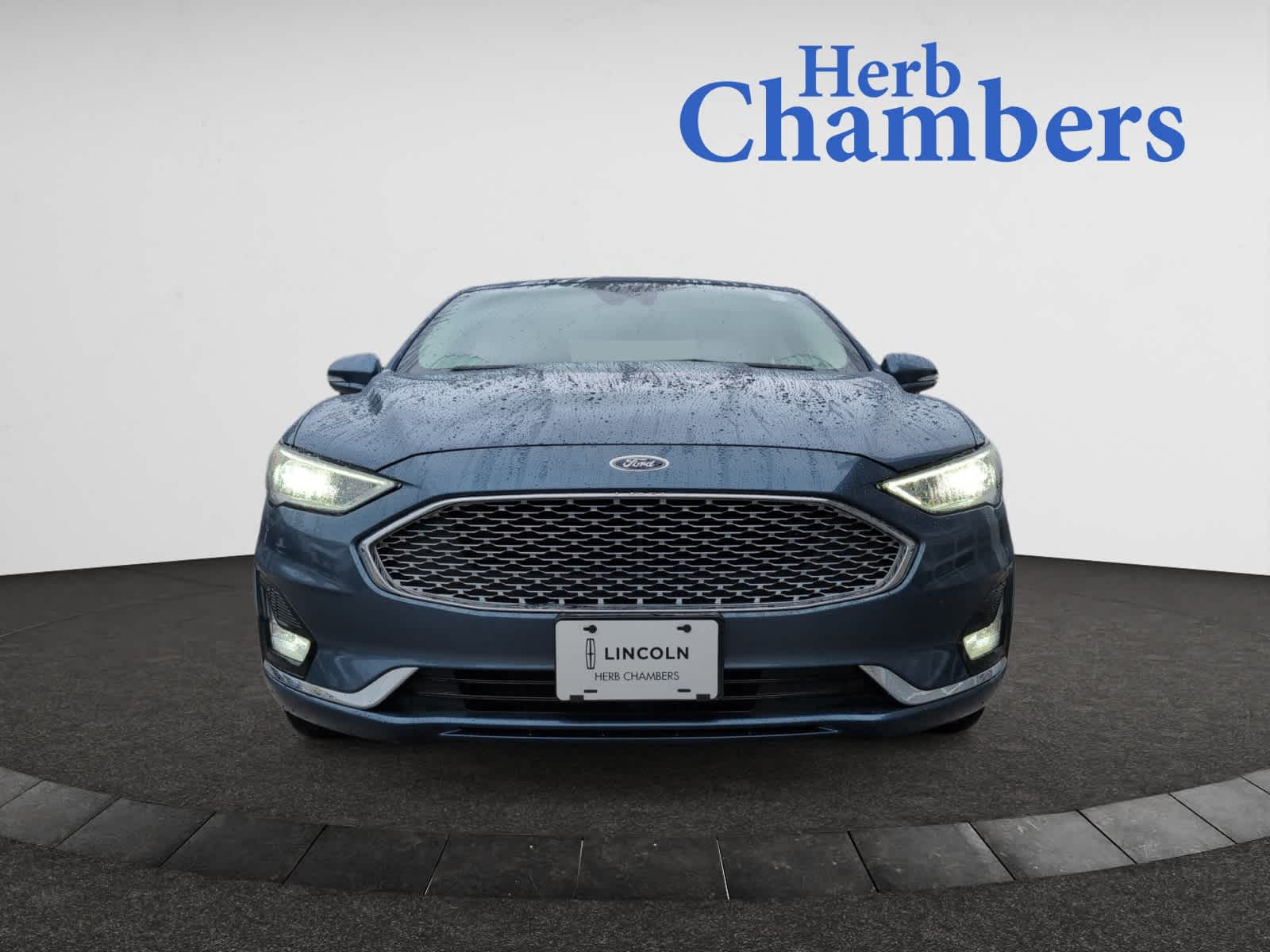 Used 2019 Ford Fusion Hybrid Titanium with VIN 3FA6P0RUXKR204292 for sale in Burlington, MA