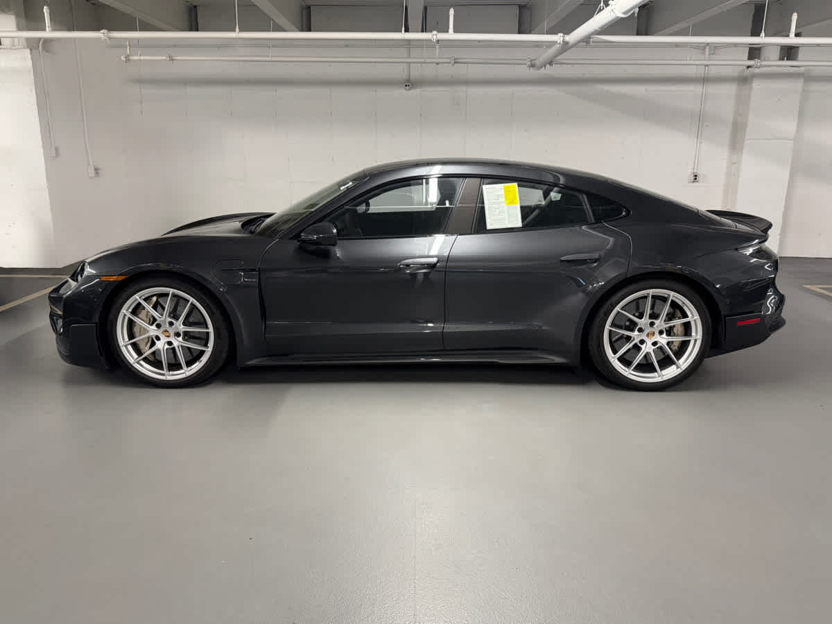 Certified 2025 Porsche Taycan Turbo GT with VIN WP0AE2Y11SSA58076 for sale in Burlington, MA