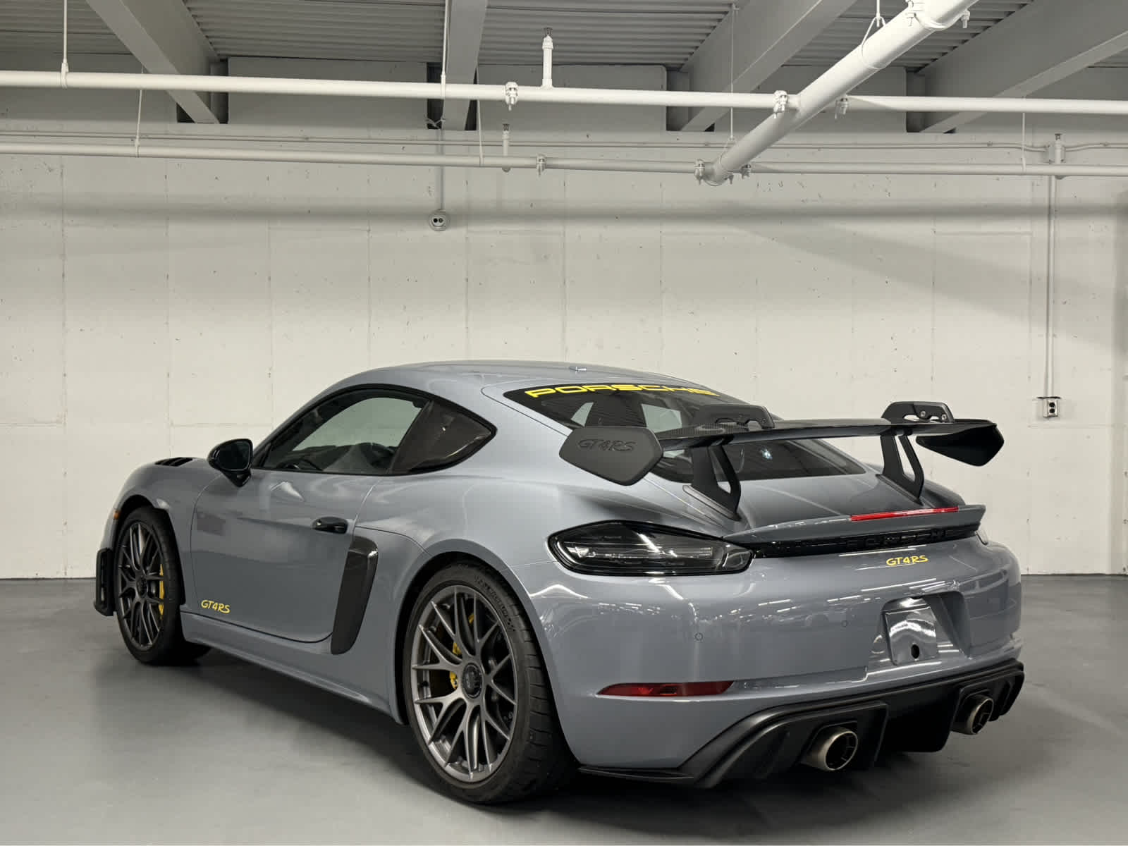 Certified 2023 Porsche 718 GT4 RS with VIN WP0AE2A88PS280299 for sale in Burlington, MA