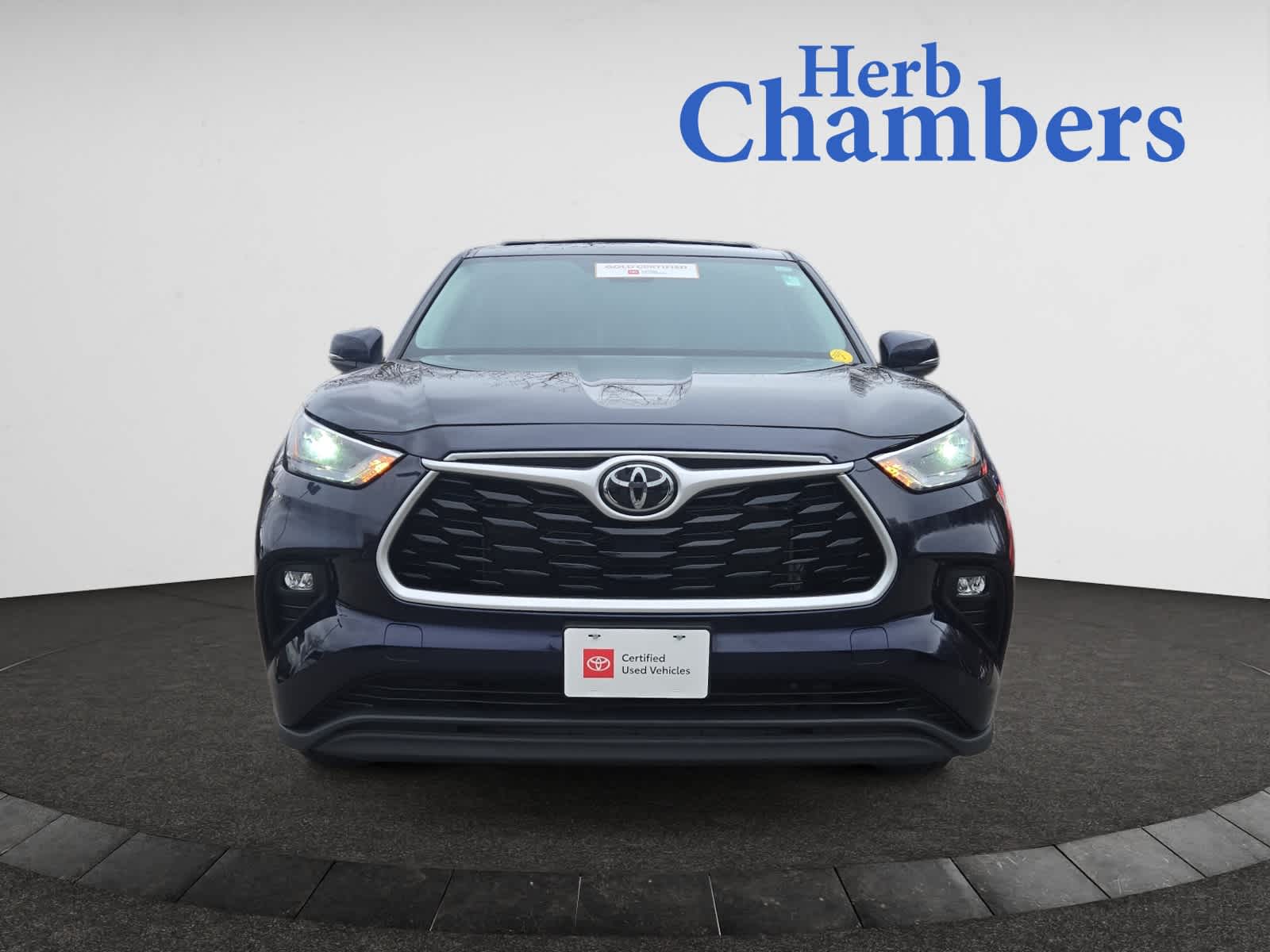 Certified 2022 Toyota Highlander LE with VIN 5TDBZRBH1NS588548 for sale in Auburn, MA