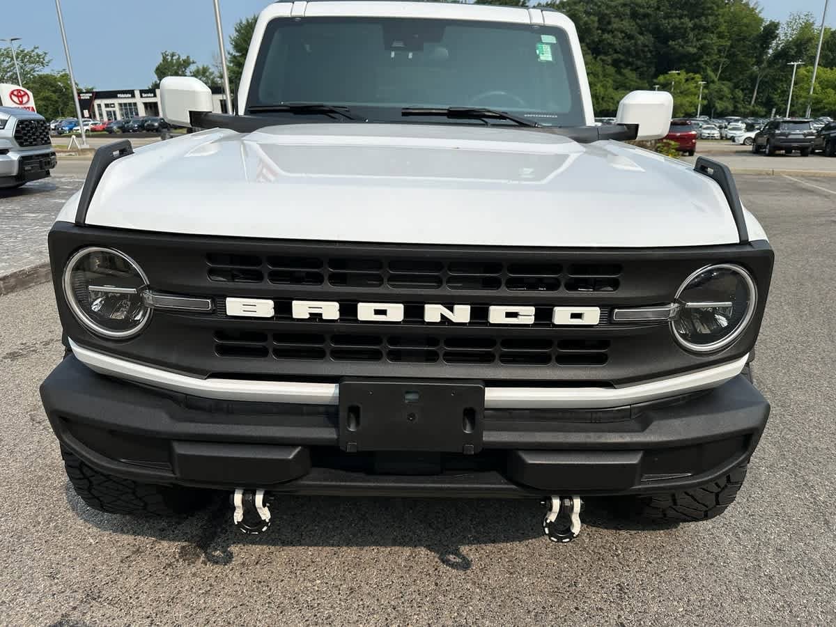 Used 2022 Ford Bronco 4-Door Outer Banks with VIN 1FMDE5BH3NLB26129 for sale in Auburn, MA