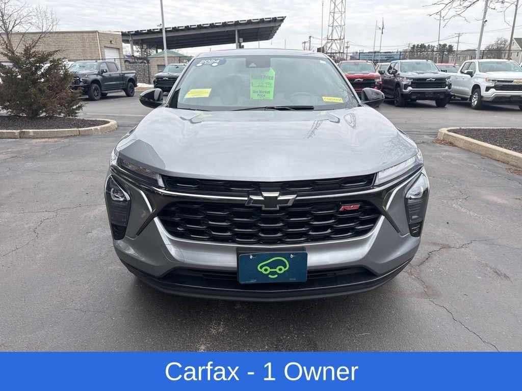 Used 2024 Chevrolet Trax RS with VIN KL77LGE29RC172500 for sale in Framingham, MA