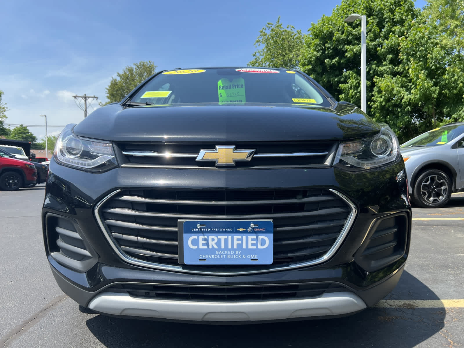 Certified 2020 Chevrolet Trax LT with VIN 3GNCJPSB6LL309388 for sale in Framingham, MA