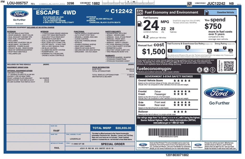 2018 Ford Escape SE's photo