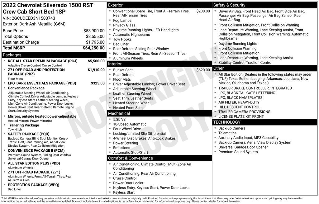 2022 Chevrolet Silverado 1500 RST's photo