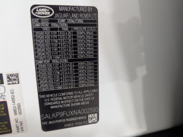 2022 Land Rover Range Rover Base - Photo 24