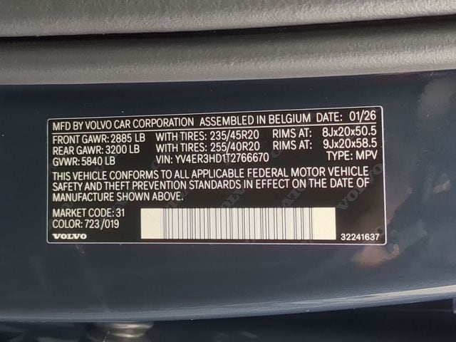 Used 2026 Volvo EX40 For Sale | Silver Spring MD Vin
