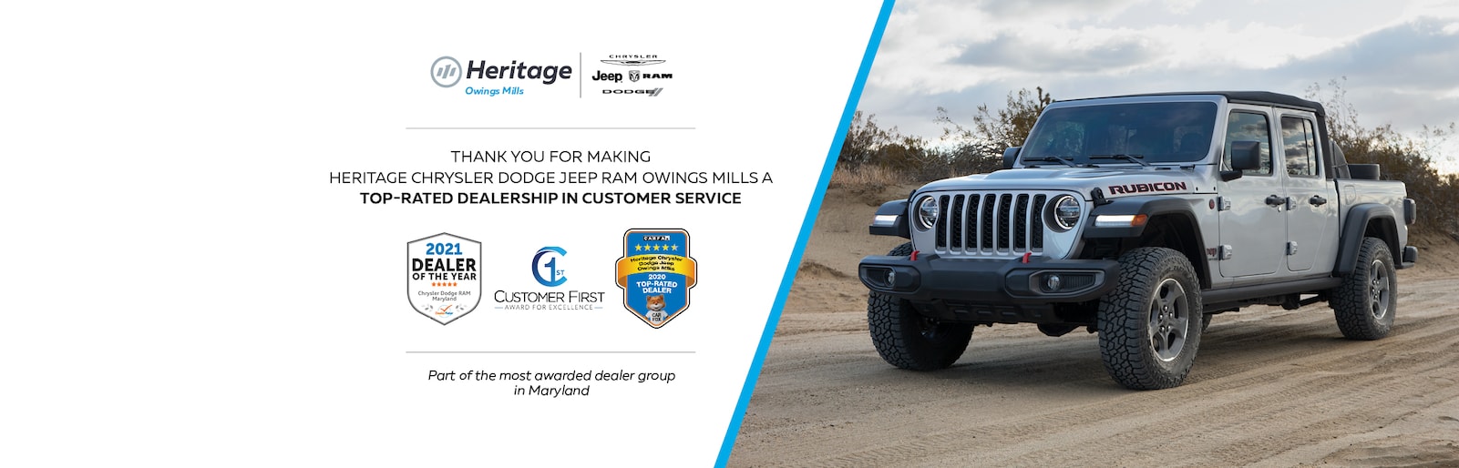 New & Used Car Dealer Heritage Chrysler Dodge Jeep RAM Owings Mills