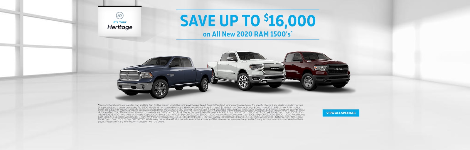 New & Used Car Dealer Heritage Chrysler Dodge Jeep RAM Owings Mills