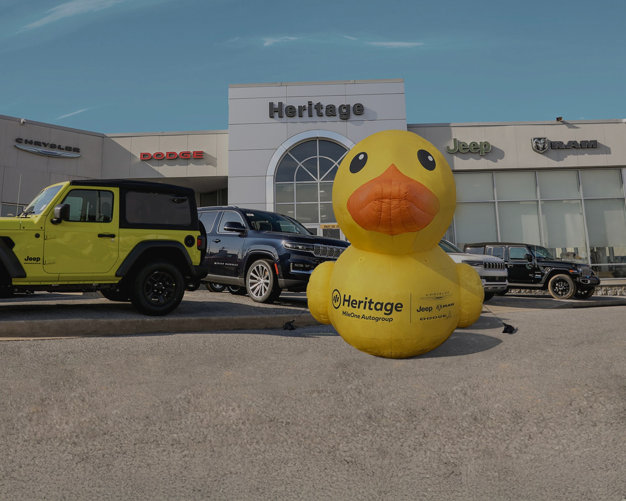 Front of Heritage Chrysler Dodge Jeep RAM Owings Mills