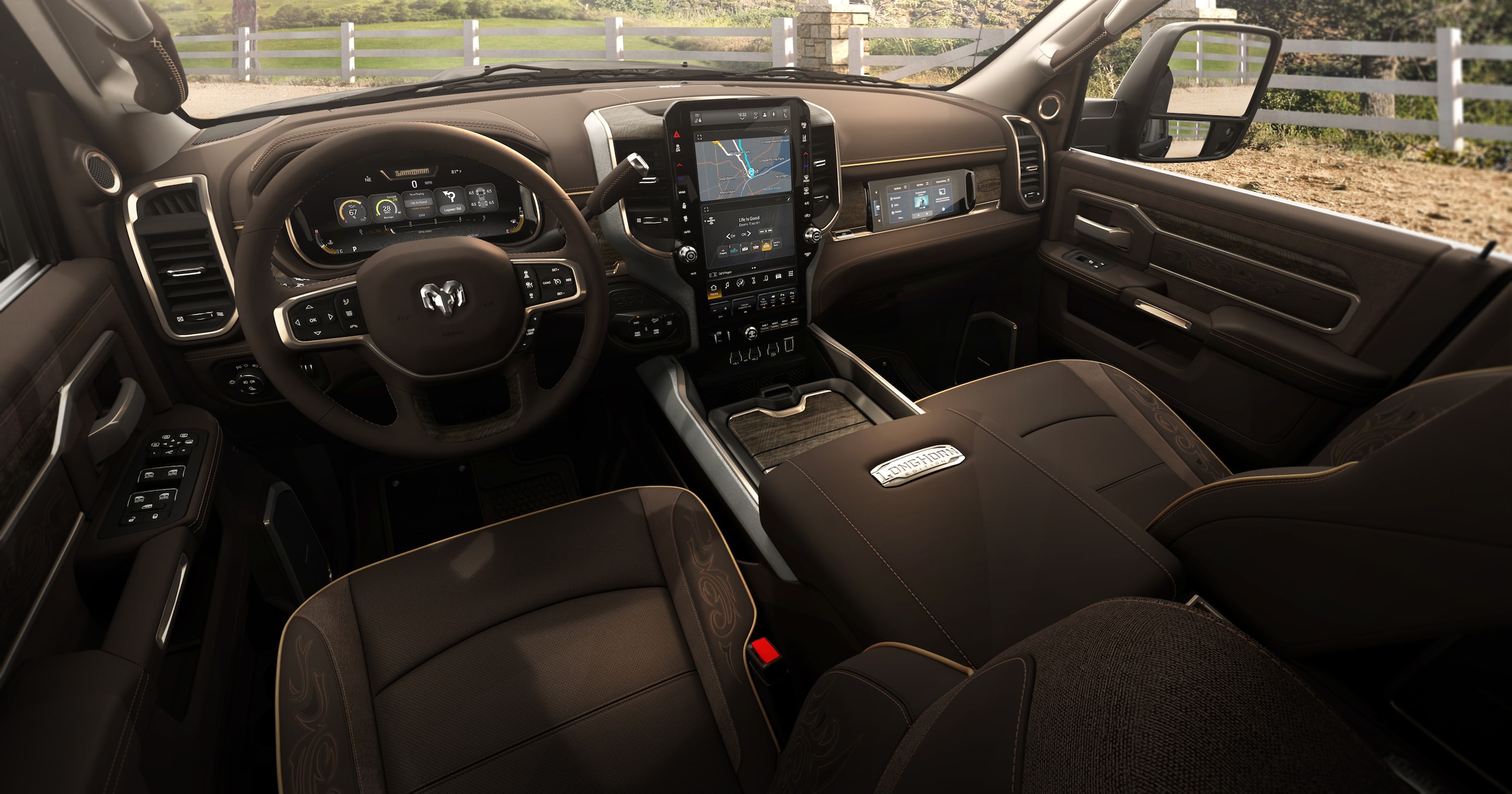 RAM 2500 interior front seat