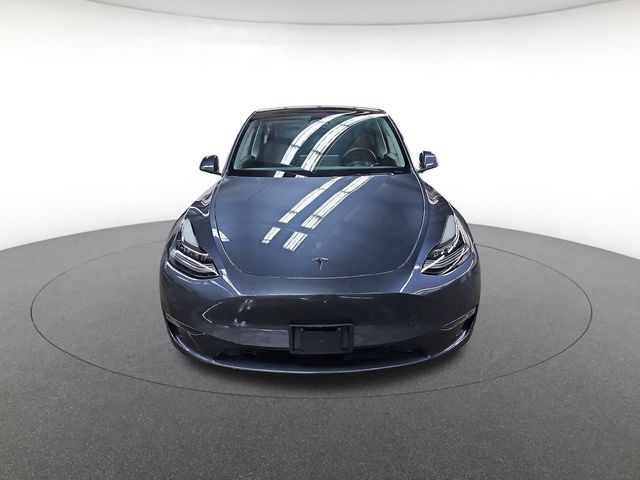 Used 2022 Tesla Model Y Long Range with VIN 7SAYGDEE8NA009175 for sale in Kansas City