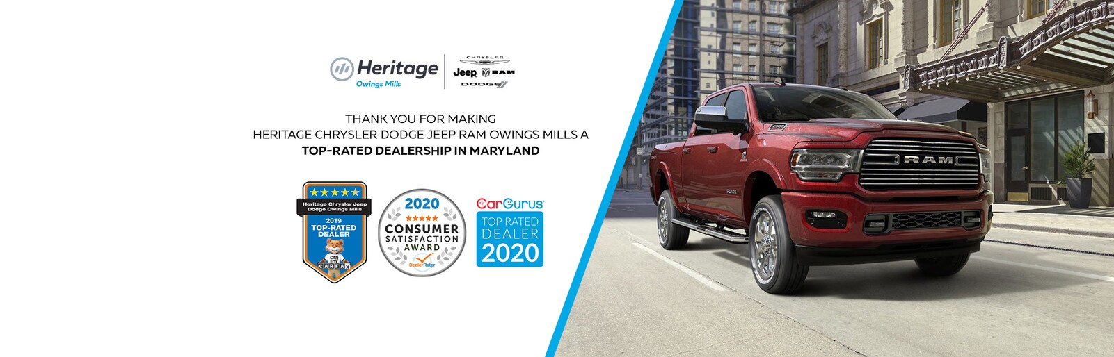 New & Used Car Dealer Heritage Chrysler Dodge Jeep RAM Owings Mills