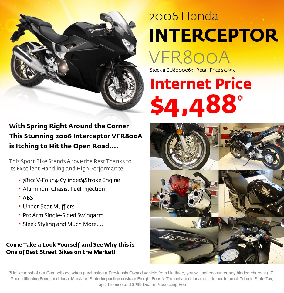 Motorcycle Special Heritage Chrysler Dodge Jeep RAM Owings Mills