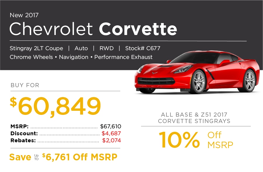 Chevrolet Corvette Special Offer