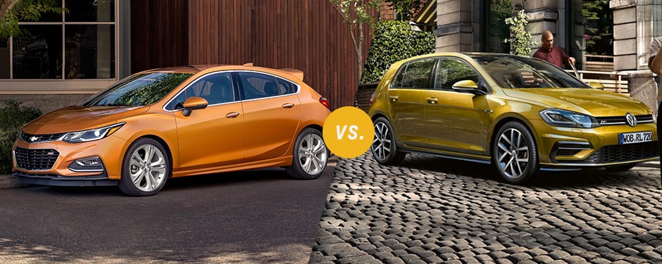 Comparison: 2017 Chevrolet Cruze Hatchback vs 2017 Volkswagen Golf