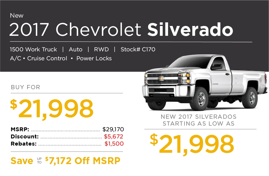 Chevrolet Silverado Special Offer