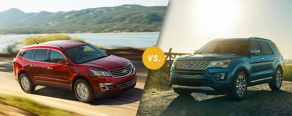 Comparison: 2017 Chevrolet Traverse vs 2017 Ford Explorer