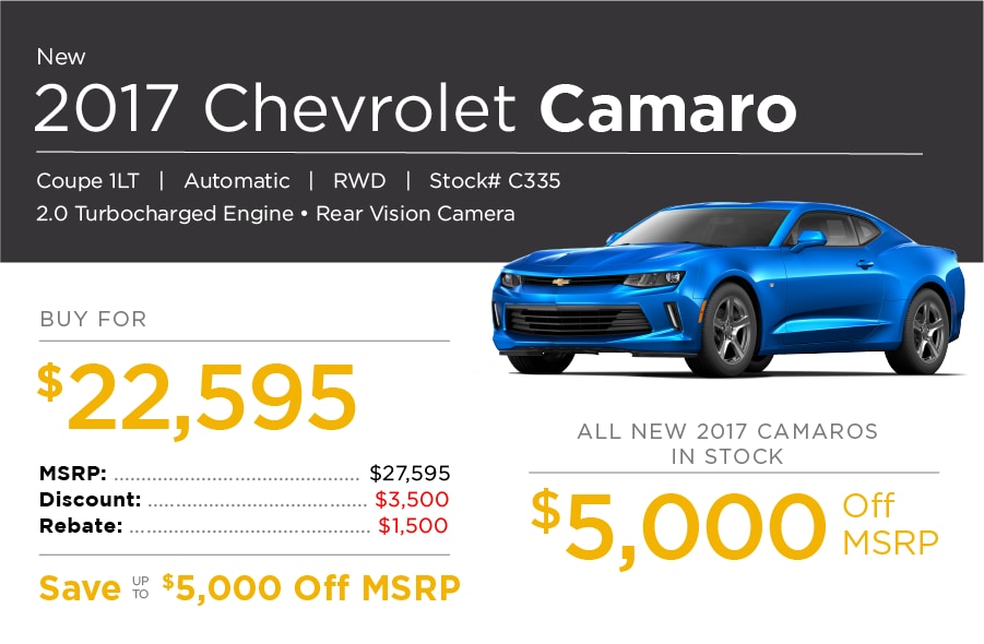 Chevrolet Camaro Special Offer