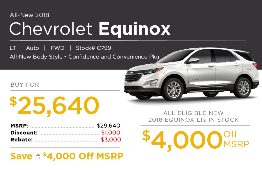 Chevrolet Equinox Special Offer