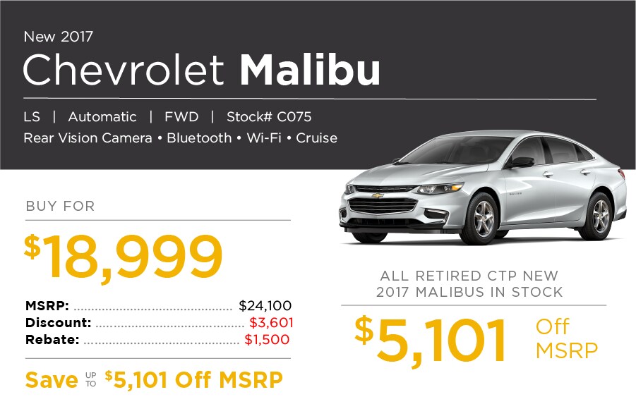 Chevrolet Malibu Special Offer
