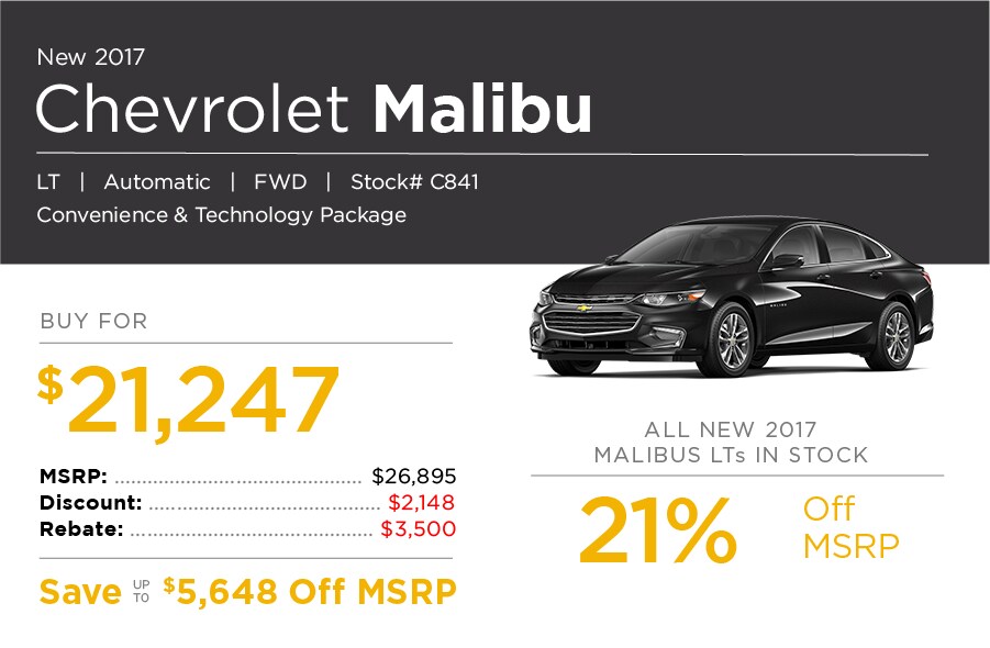 Chevrolet Malibu Special Offer