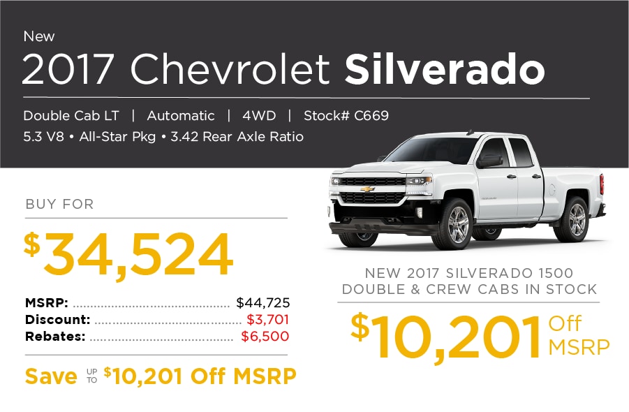 Chevrolet Silverado Special Offer