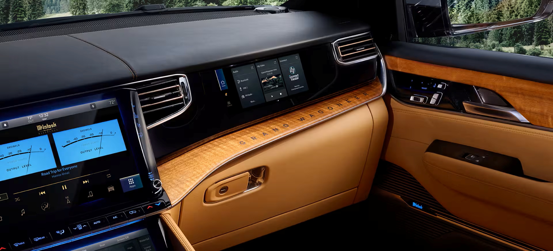 Grand Wagoneer dashboard and infotainment system