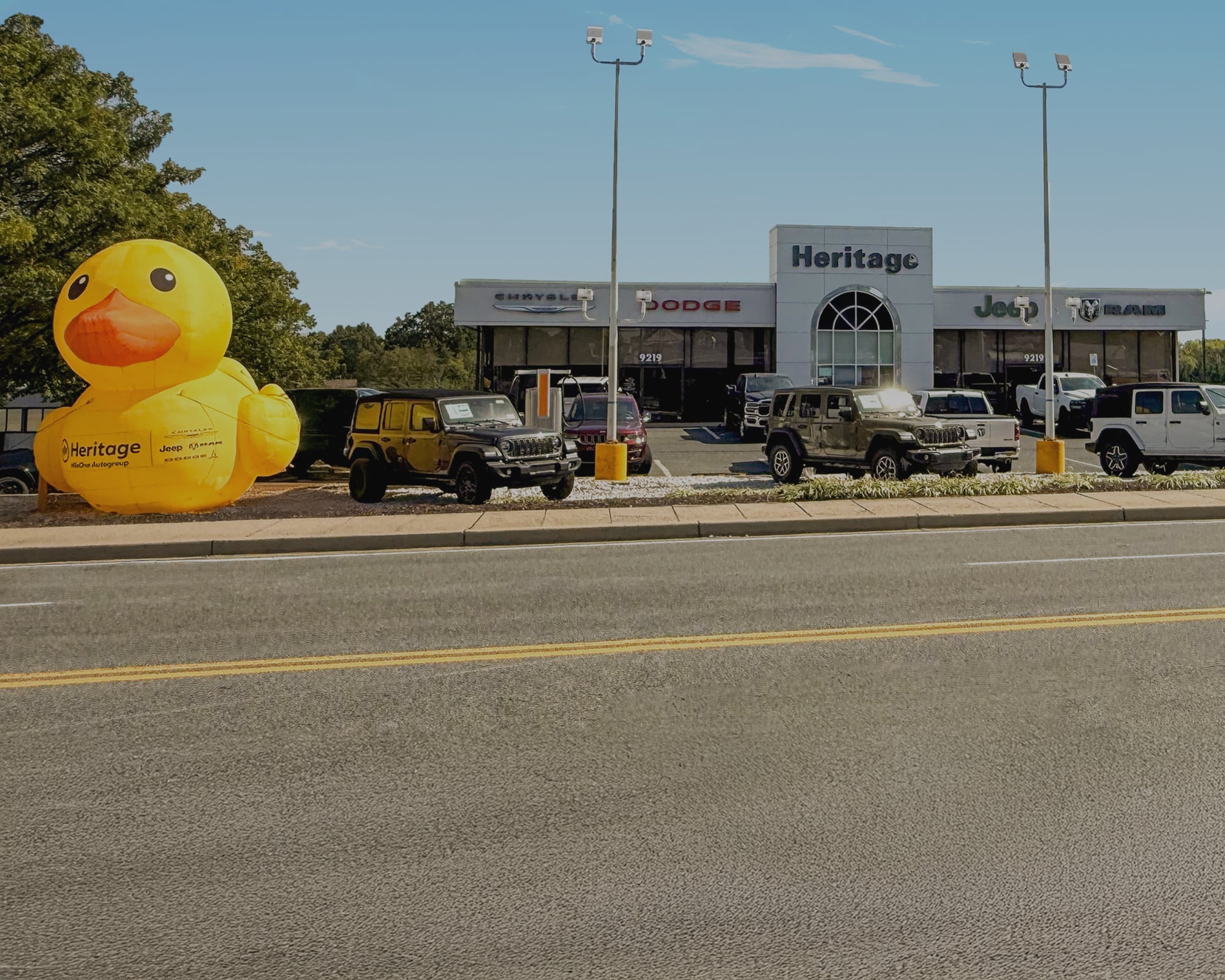 Front of Heritage Chrysler Dodge Jeep RAM Parkville