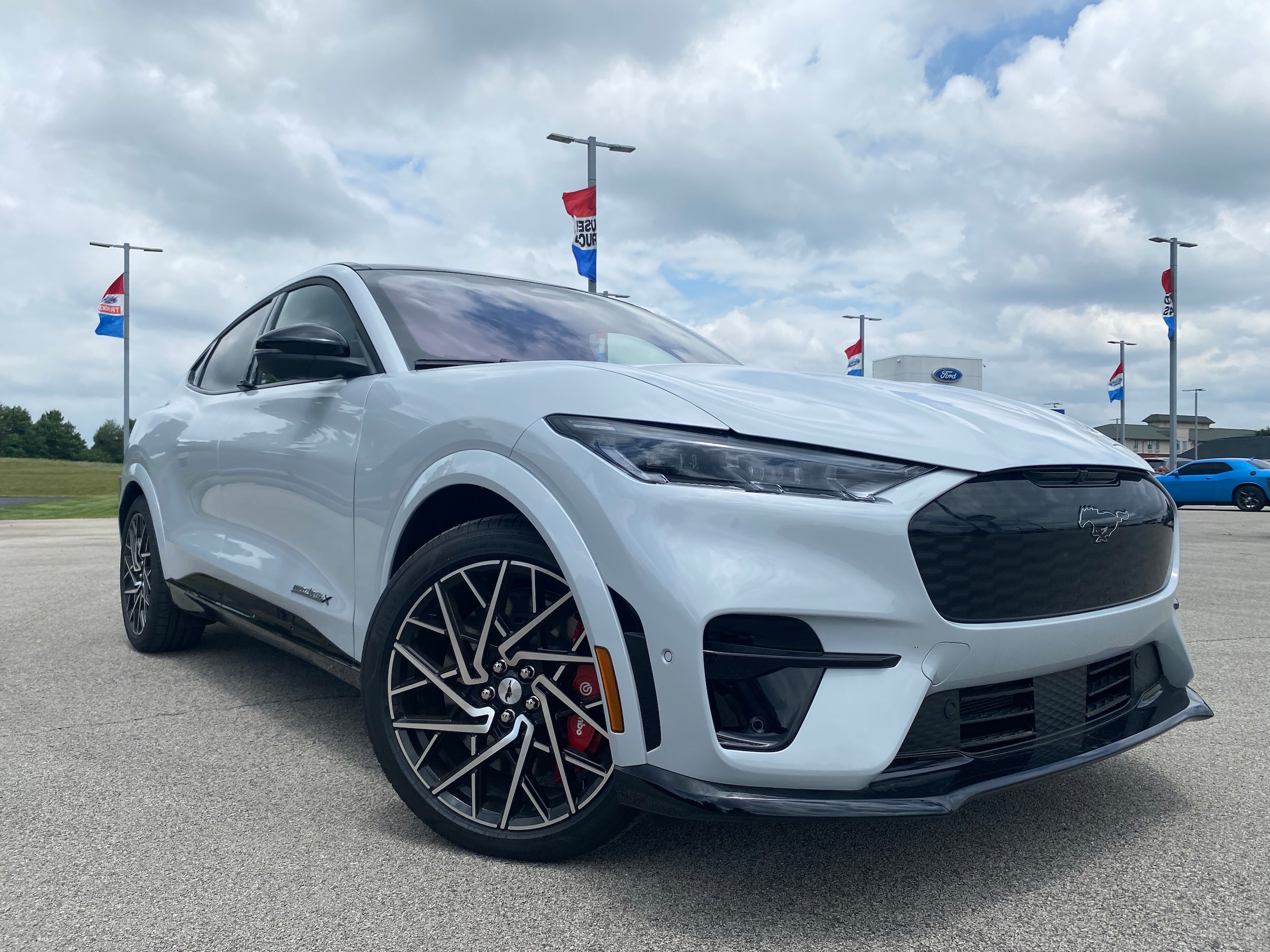 2023 Ford Mustang Mach E Close Front Diagonal Shot