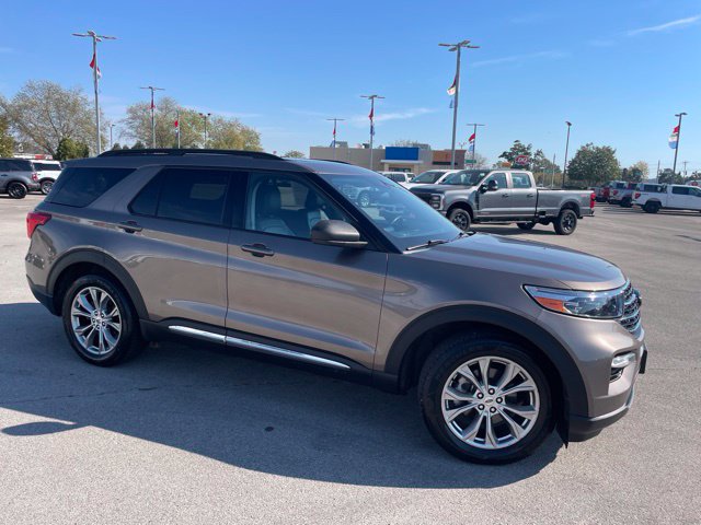Used 2021 Ford Explorer XLT with VIN 1FMSK7DHXMGB30243 for sale in Corydon, IN