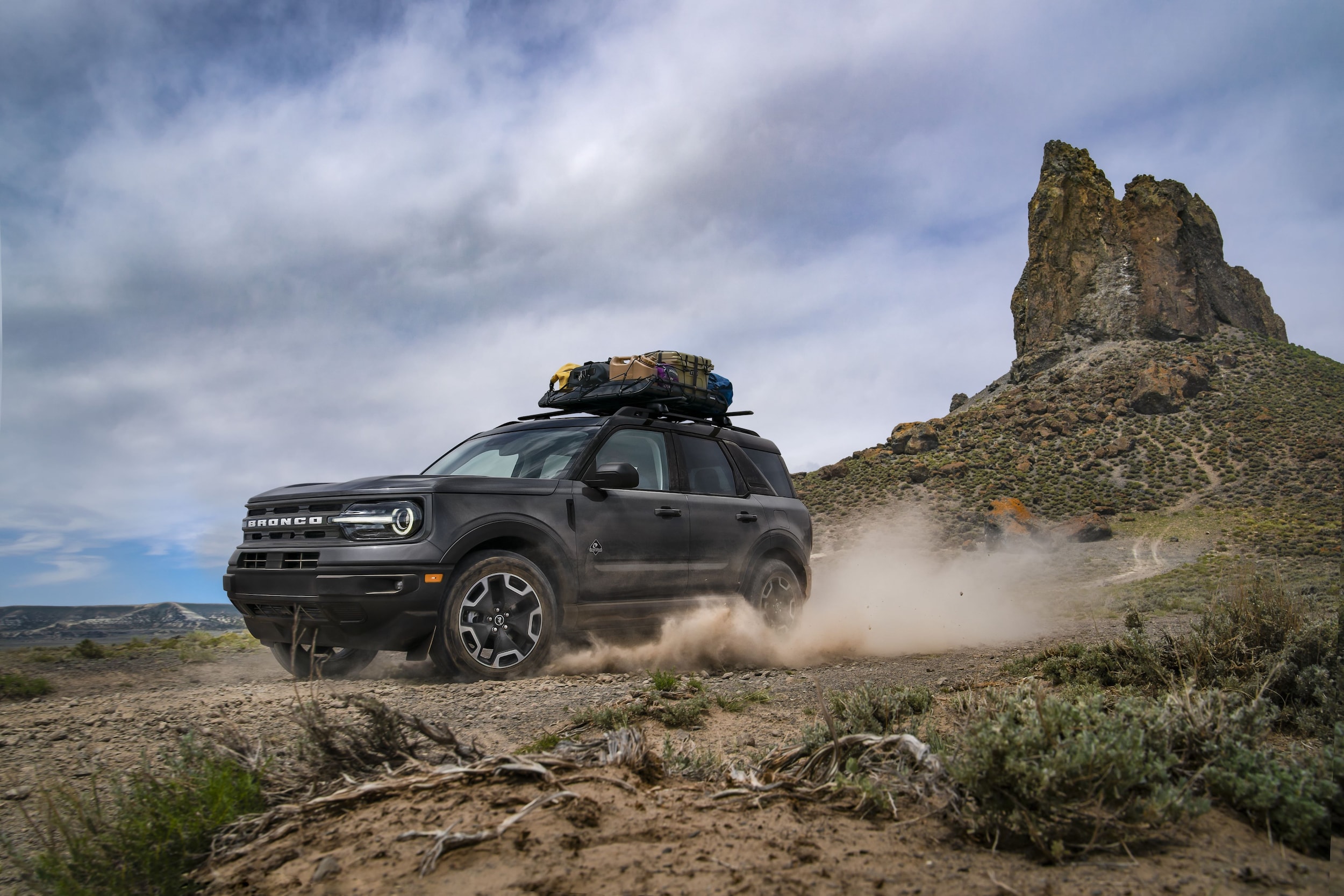 Bronco Sport Desert road