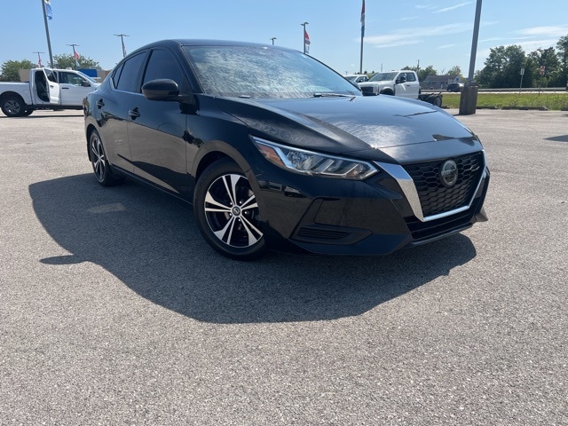 Used 2021 Nissan Sentra SV with VIN 3N1AB8CV8MY214267 for sale in Corydon, IN