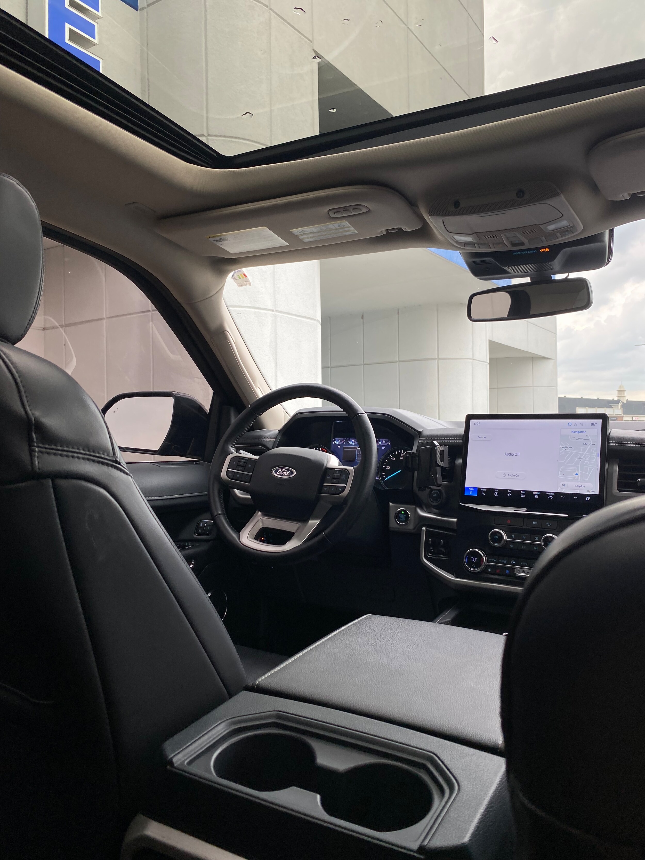 Black Leather Interior 2023 Expedition