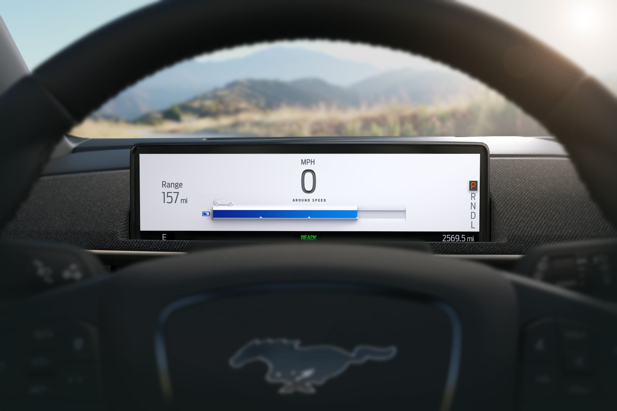Mustang Mach E Digital Instrument Cluster