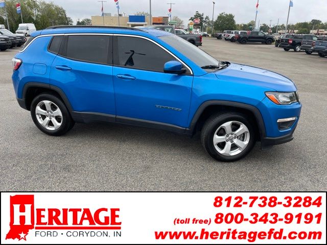 Used 2020 Jeep Compass Latitude with VIN 3C4NJCBB2LT198865 for sale in Corydon, IN