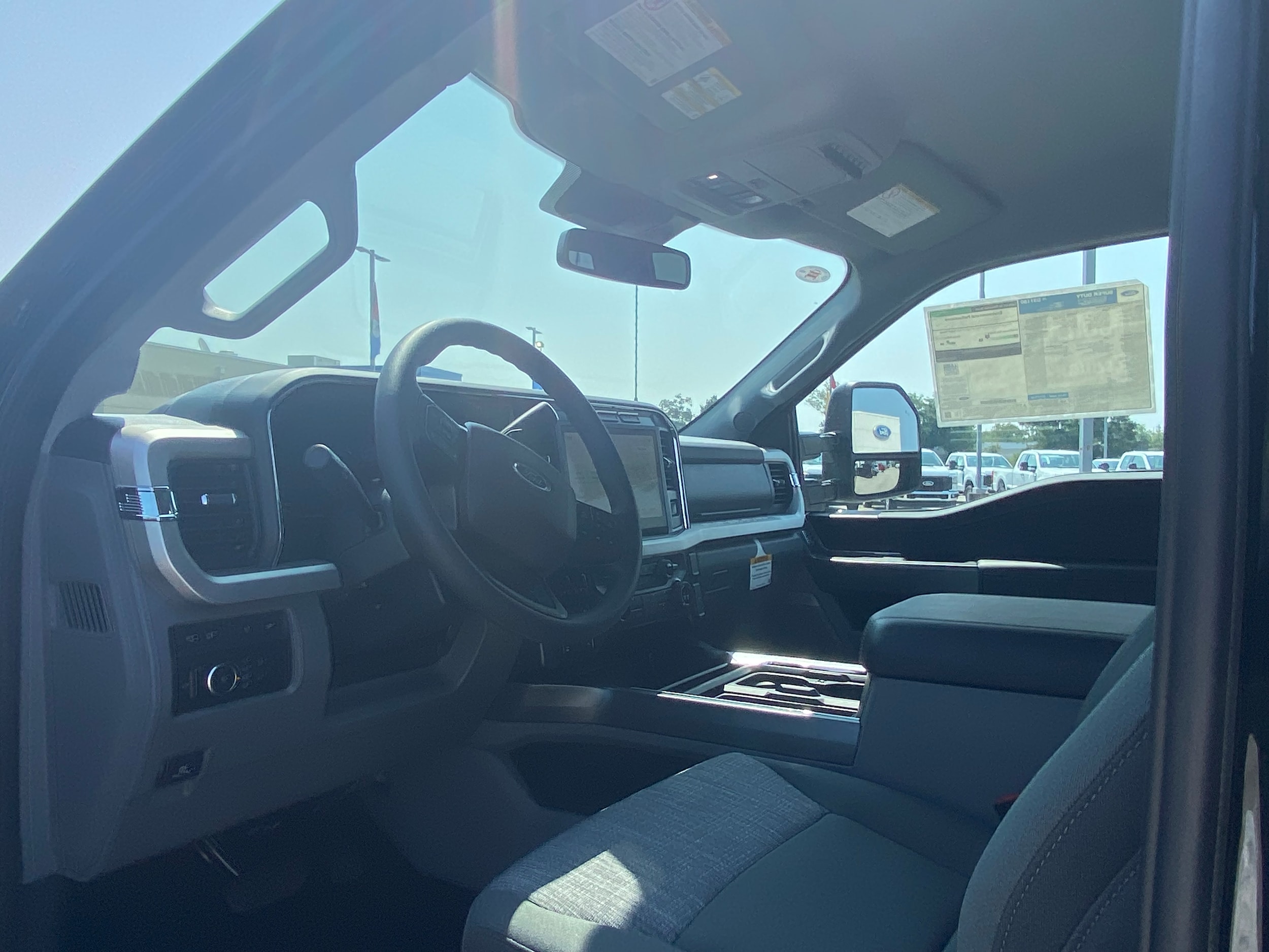 2023 Ford SuperDuty Drivers and Passenger seating